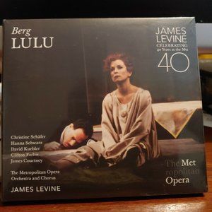 Berg Lulu James Levine Celebrates 40 Years at The Met CD LIVE April 2001 Sealed